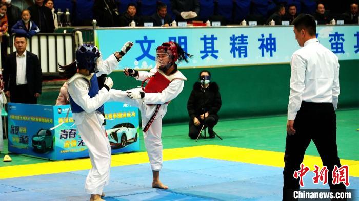 2023年新疆昌吉州大众跆拳道比赛在昌吉市开赛