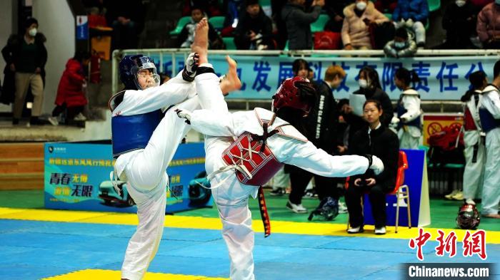 2023年新疆昌吉州大众跆拳道比赛在昌吉市开赛