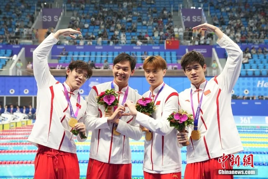 中国游泳队杭州亚运会狂揽28金 日本队惨遭“开